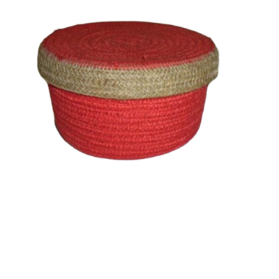 Jute Rope Jewelry Box with Lid