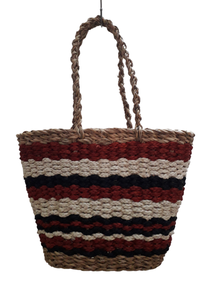 JUE & SEAGRASS HANDLE BAG