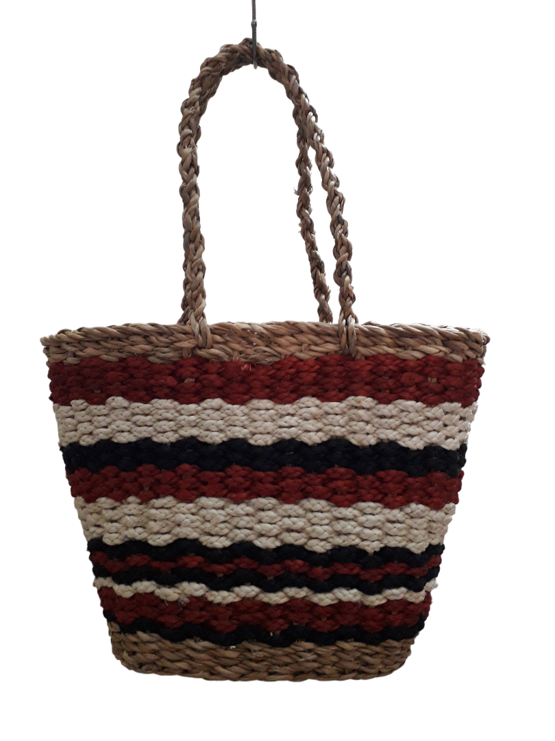 JUE & SEAGRASS HANDLE BAG